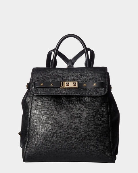 Michael Kors Addison black leather backpack leml